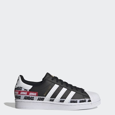 adidas ORIGINALS超级明星鞋黑色FX5559