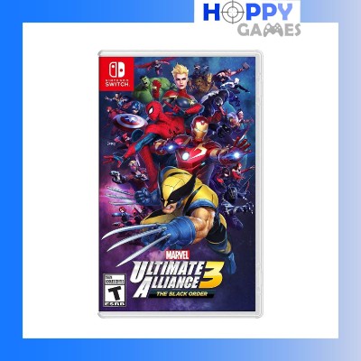 *现金+免费送货*漫威终极联盟黑订单任天堂Switch