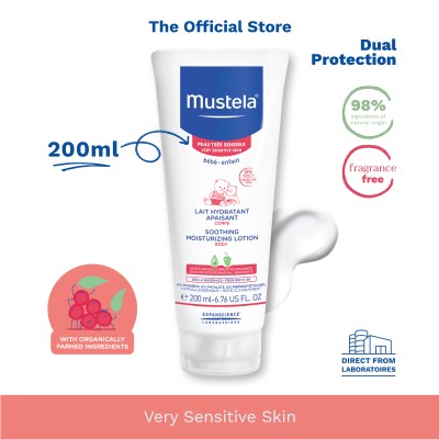 Mustela舒缓保湿身体乳（无香精）200ml[敏感肌肤][保湿]（exp 06/2026）