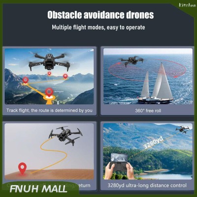 2026 RC无人机8K高清广角摄像头WIFI FPV GPS无人机双摄像头四轴飞行器，长待机GPS直播视频，带广角玩具四轴飞行器可折叠自拍